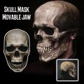 Full Head Skull Mask Skeleton Mask Halloween Costume Horror Evil Call Of Duty Mask Cosplay With Movable Jaw Helmet Dropshipping. 