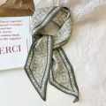 4pcs/Set Series Silk Satin Scarf Women Cloth Hair Bands Headdress Accessories Lady Scarves Ribbon Neck Ties for Bag Handle. 