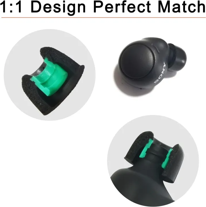 Memory%20Foam%20Ear%20Tips%203%20Pairs%20for%20%20WF-1000XM5%20XM4%20Earbuds,%20Replacement%20Soft%20Earbuds%20Caps%20with%20Storage%20Case%20&%20Cleaning%20Pen%20Kit%20-%20Image%204
