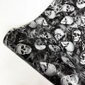 Skull Sticker Graffiti PVC Vinyl Wrap Film With Air Release Self Adhesive DIY Car Motorcycle  Furniture Decoration Sticker. 