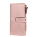 2023 Women Wallets Fashion Long PU Leather Top Quality Card Holder Classic Female Purse  Zipper Brand Wallet For Women. 