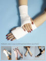 Women's Long Fleece Winter Gloves, Soft Warm Hand Warmer with Elastic Cuffs, Comfortable Cold Weather, Outdoor & Casual Wear.