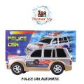 Police Car Jeep with High Speed Lights and Music Battery Operated Automatic Toy. 