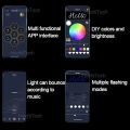 M4 Style RGB Ring Angel Eyes Phone APP Control Remote LED Headlight Rings for BMW 7 Series E65 E66 E67 E68 Alpina B7 2001-2008 dr. eyemo. 
