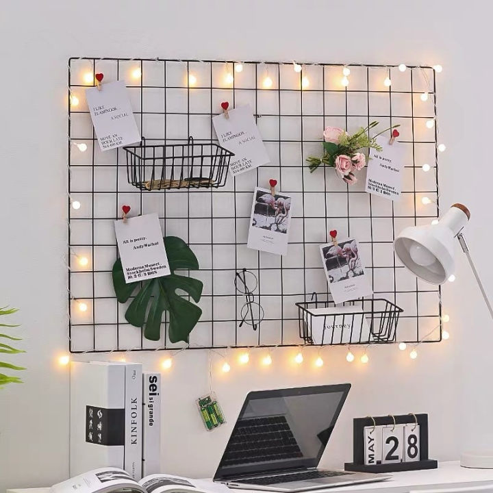Ins%20Home%20Wall%20Decoration%20Iron%20Grid%20Decor%20DIY%20Hanging%20Rack%20Wall%20Display%20Art%20Storage%20Box%20Basket%20Mesh%20Shelf%20Rack%20Holder%20Organizer%20-%20Image%204