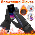 1 Pair Hand Warmer Gloves USB Charging Electric Heated Gloves 3 Gear Temperature Waterproof for Climbing Hiking Cycling. 