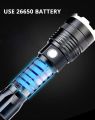 High Power Led Flashlight10000 Lumens USB Rechargable XHP90 Powerful. 