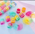 Rainbow Spring Toy Assortment (Pack of 12) Mini Plastic Coil Spring Toy Bright Colors and Shapes Rainbow Magic Spring for Kids. 