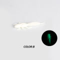 2023New Reach Soft Lures Soft Plastic Lures Larva 6cm/5cm Freshwater Swimbaits Silicone Soft Bait Worm For Fishing.