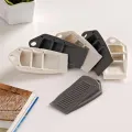 2pcs Rubber Wedge Door Stop Convenient Mouse Design Door Stop Stopper Holder Guard Baby Safety Protector Home Office Door Stops. 