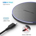 Wireless Charger Pad for Samsung Galaxy S24 S23 S22 USB C Fast Wireless Induction Charging Station for iPhone 15 14 13 12 ProMax. 
