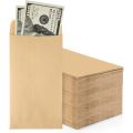  Envelopes Money Container Kraft Paper Coin  Pouches Ultra-Thin DIY Coin Storage Envelopes  Storage Bags 50Pcs. 