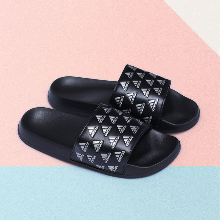 Mens%20Premium%20Slide%20Sandals%20%E2%80%93%20Black%20with%20Iconic%20Triple%20Stripe%20Logo%20-%20Image%207