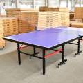 Table Tennis TT Table Standard Size Indoor Ping Pong Table Foldable With Wheels. 
