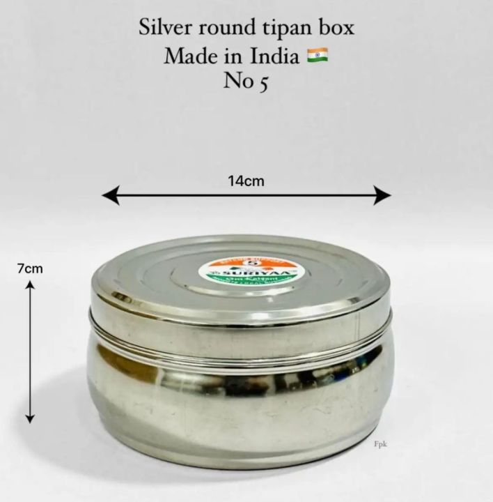 Stainless%20Steel%20Lunch%20Box%20/%20Tiffin%20Box%203%20Pcs%20Combo%20Set%20Good%20Quality%20Food%20Storage%20Basket%20-%20Image%204