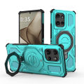 Magnetic Phone Case With Ring Holder Kickstand For Magsafe Motorola Moto Edge 50 Pro 60 Fusion 5G Hard Carbon Protect Cover. 