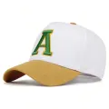 Unisex Stereoscopic A Letter Embroidery Baseball Caps Spring and Autumn Outdoor Adjustable Casual Hats Sunscreen Hat. 