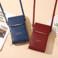 Large image: durable PU leather long wallet shoulder bag crossbody bag scratch-resistant -- 6084. 
