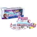 Girl frozen cashier cashier Fosen toy role pretend machine cash register with fire. 