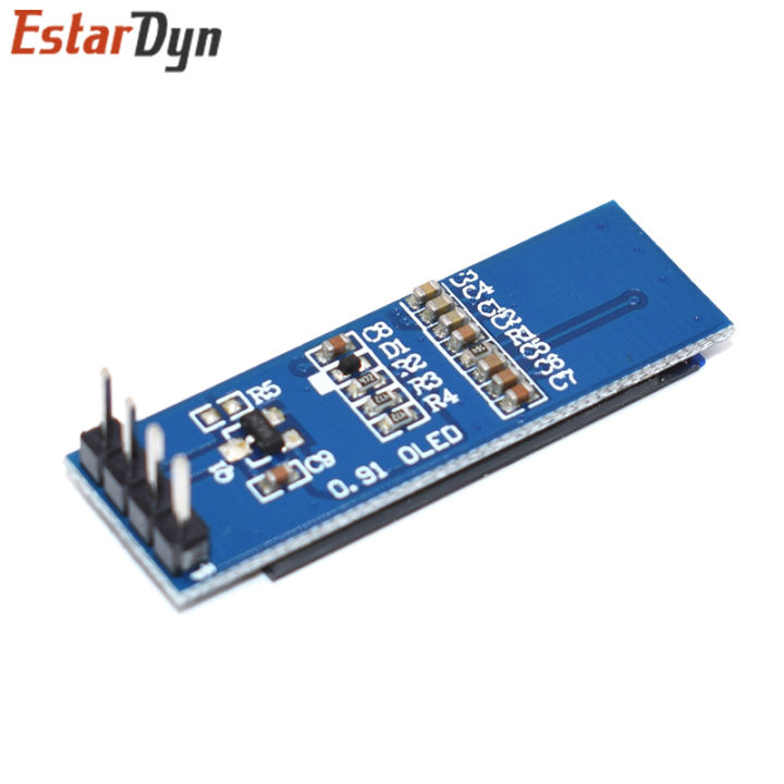 EstarDyn%200.91%20Inch%20%20I2C%20OLED%20Display%20Module%20White%20/%20BLUE%20/YelloW%20I2C%20OLED%20Screen%20Driver%20DC%203.3V~5V%20for%20-%20Image%202