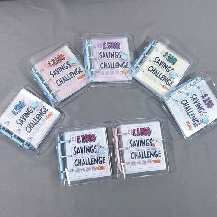 £150/300/500/1000/2000/5000 Savings Challenge Binder , Money Saving Binder, Mini Savings Challenges Budget Book With Envelopes