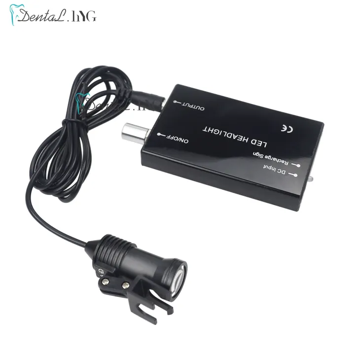 Dental%20Loupes%202.5/3.5x%20Magnifier%20Lab%20Medical%20Magnification%20Binocular%20Magnifier%20Headlight%20Headlamp%205W%20Spot%20Light%20With%20Battery%20-%20Image%205