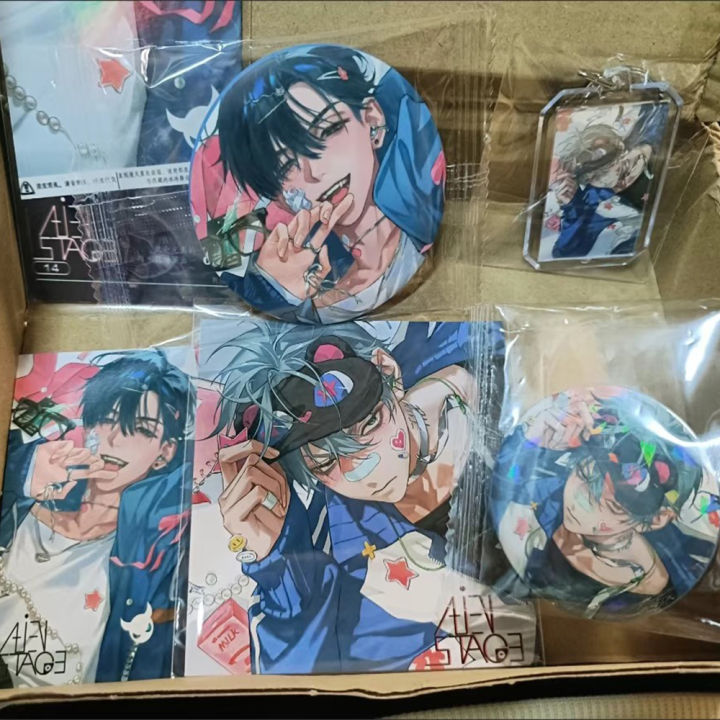 6Pcs/Set%20Alien%20Stage%20Ivan%20Till%20Cards%20Badge%20Brooch%20Bookmark%20Postcard%20Laser%20Ticket%20Acrylic%20%20Keychain%20Set%20Anime%20Accessories%20Props%20-%20Image%202