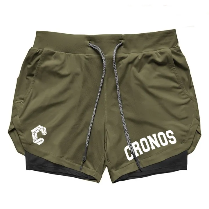 CRONOS%20Men's%202-in-1%20Running%20Quick%20Drying%20Sport%20Shorts%20with%20Built-in%20Pockets%20for%20Fitness%20Gym%20Bodybuilding%20Workout%20-%20Image%202