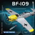 Different Types ww2 Army P47 Fighter Building Blocks Spitfire Military Soldier Pilot Figures Weapon Bricks Plane Toys for kids. 