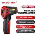 HABOTEST HT650A,HT650B,HT650C Series Digital Infrared Laser Temperature Non-contact Industrial Laser Temperature Meter Temperatu. 
