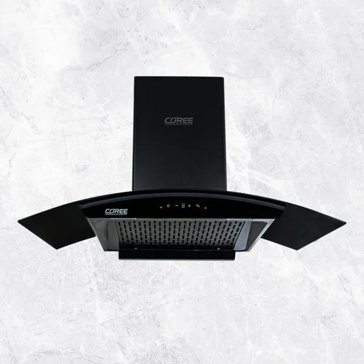 Coree%2090CM%20Curved%20Glass%20Electric%20Chimney%20With%20Hand%20Gesture%20And%20Auto%20Clean%20Function%20-%20Image%205