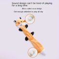 Bite Resistant Vocal Pet Products Grinding Teeth Cleaning Educational Dollplush Fur Shell Dog Toy.
