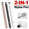 Touch Pen Stylus Pen 2 In 1 Universal Capacitive Touch Screen Stylus Touch Pencil Dual Tip Silicone Disc Stylus Pen for Android Tablet Mobile Laptop Drawing Writing No Charging Required. 
