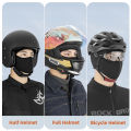 ROCKBROS Winter Thermal Fleece Bicycle Caps Bike Balaclava Sports Running Motorcycle Windproof Keep Warm Cycling Face Mask.