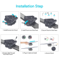 EDUP  SK0112 Starlink Standard Roof Rack Compatible with Starlink Gen3 Starlink Enterprise High Strength Aluminum Alloy. 