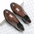Brown Premium Leather Lace Up Formal Shoe For Men. 