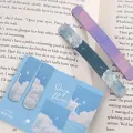 2pcs Forest Landscape Magnetic Bookmark For Pages Books Readers. 