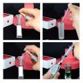 30pcs+4 Accessories 2/3/5ml Clear Plastic Spray Bottle Contains 30 Spray Bottles, 1 Pipette, 1 Funnel, 1 Dispenser, 1 Syringe. 