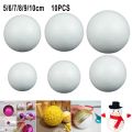 10pcs Solid Foam Ball Polystyrene Balls 50mm-100mm Round DIY Accessory Handmade For Party Celebration Christmas Decoration.