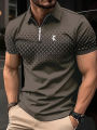 Business Men's Golf Polo Short Sleeve Polo Shirt Outdoor Casual Daily Streetwear Summer 3D Print Micro-elastic Polyester. 