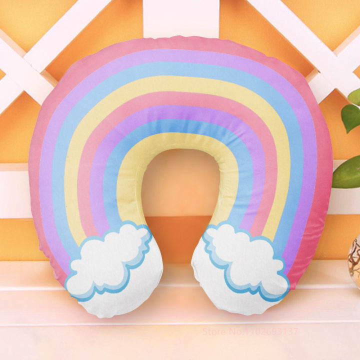 Cute%20Cartoon%20INS%20Style%20Travel%20Neck%20Pillow%20U-Shaped%20Panda%20Rainbow%20Cloud%20Fruit%20Inflatable%20Cushion%20For%20Kids%20Adults%20Family%20Friends%20-%20Image%204