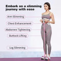 Pilates pull rope for back and abdomen exercise, foot pedal resistance band, portable multifunctional sit-up assist device.. 