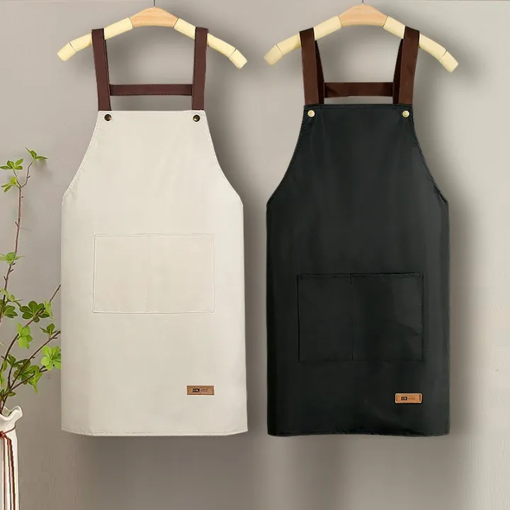 Kitchen%20Cooking%20Apron%20-%20Unisex%20Cute%20Adjustable%20Waterproof%20Canvas%20Aprons,%20Ideal%20for%20Chefs,%20Servers%20&%20%20-%20Image%202