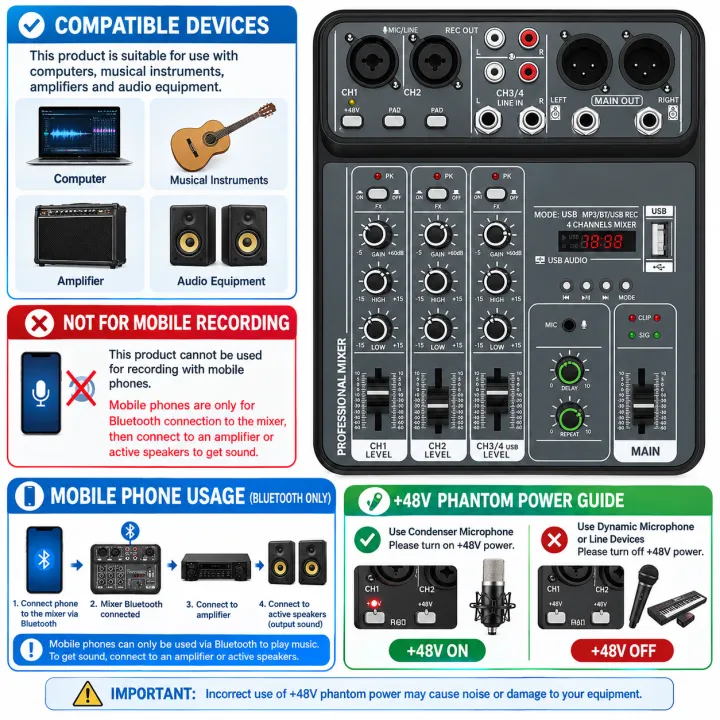 4%20Channel%20Audio%20Mixer%2048V%20Phantom%20Power%20USB%20Studio%20Sound%20Mixers%20Bluetooth%20DJ%20Console%20Mixing%20for%20Karaok%20-%20Image%203