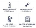 Universal 120W Liquid Silicon Fast Charging Data Cables Micro USB/Type C 6mm Thickness For Samsung Redmi Oppo Realme Oneplus. 