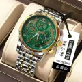 Men’s Luxury Analog Watch – Premium Design - TOTON DIAL GREEN COLOUR MAN WATCH | Green.