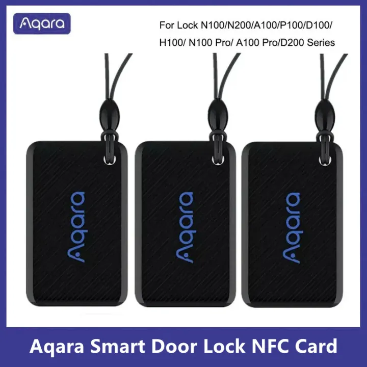 Original Aqara Smart Door Lock NFC Card for Aqara Smart Door Lock N100 N200 P100 D200 Series EAL5+ Level Safety Program Control