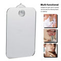 Acrylic Anti Fog Mirror Shower Shaving Fogless Mirror Washroom Travel Accessories For Women Makeup Man Shaving Bathroom Tools.