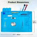 Silicone Solder Mat Magnetic Heat Insulation Mobile Repairing Mat with Tools Parts Organizer Electronics Repair Mat for Soldering Iron 858A 878D Heat_Gun Phone and Computer Repair Repair Tools Mate TE-502 TE-501. 