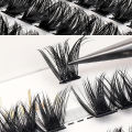 280 Pcs 8D Fluffy Thick Eyelash Clusters D Curl Wispy Individual Lashes 8-16mm Mix False Eyelashes Extensions  Cluster Lashes. 